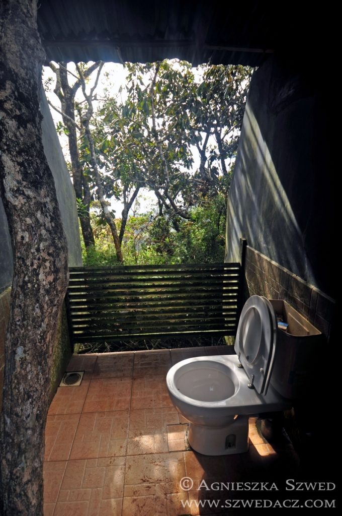 Sri Lanka: Równiny Hortona, toaleta z widokiem