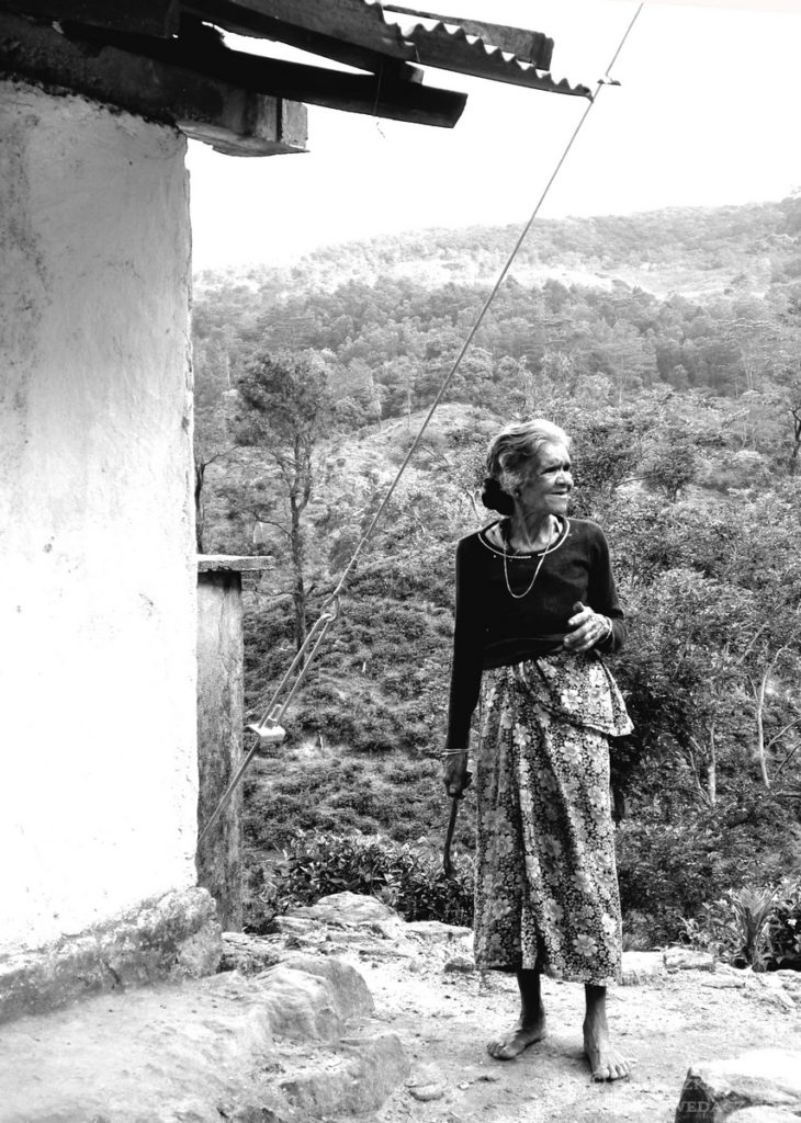 Mieszkańcy Knuckles Mountain Range, Sri Lanka