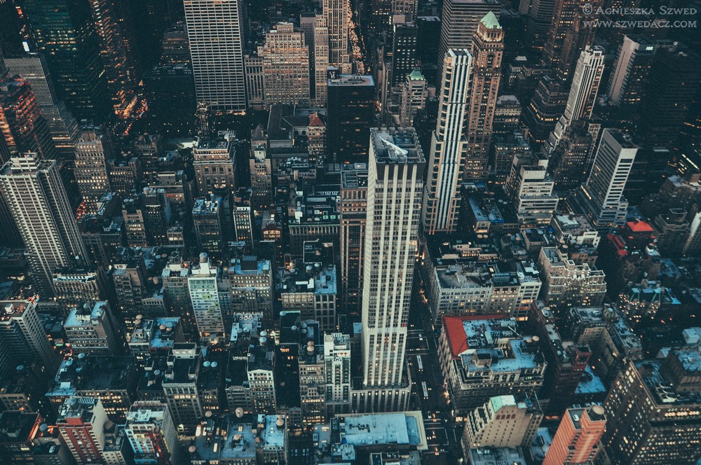 Widok na Nowy Jork z Empire State Building